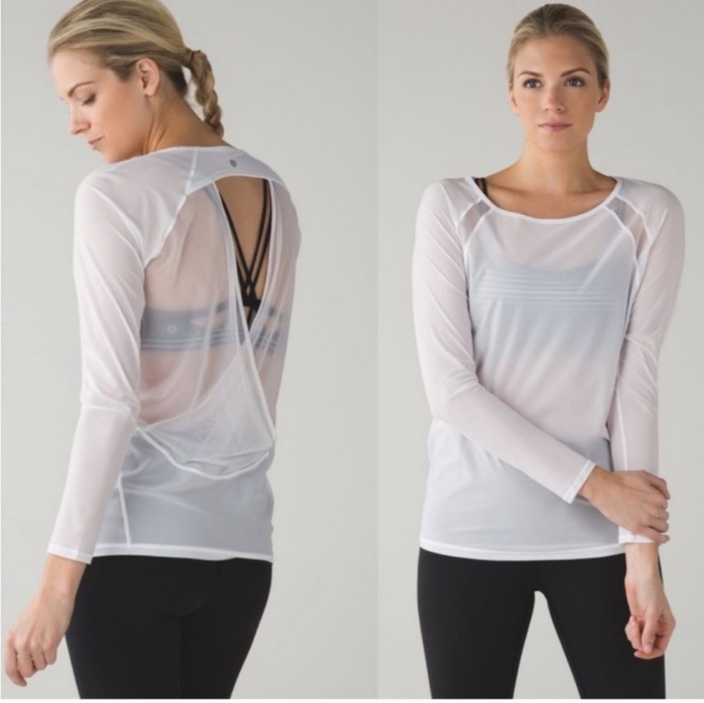 NWT Lululemon If You're Lucky LS Tee